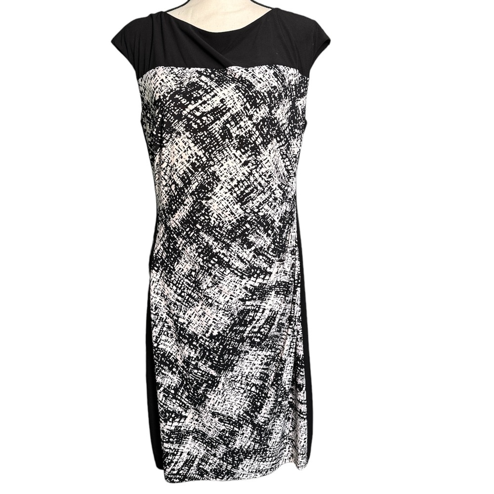 Ralph Lauren black and white dress